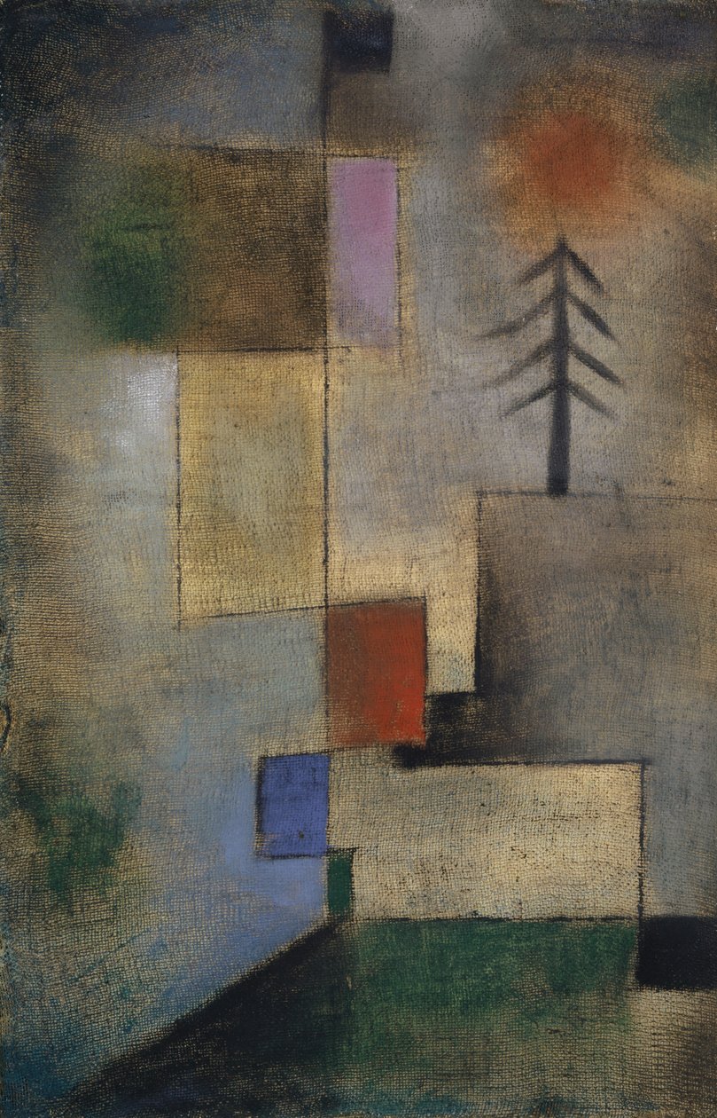 Piccolo quadro di abeti da Paul Klee