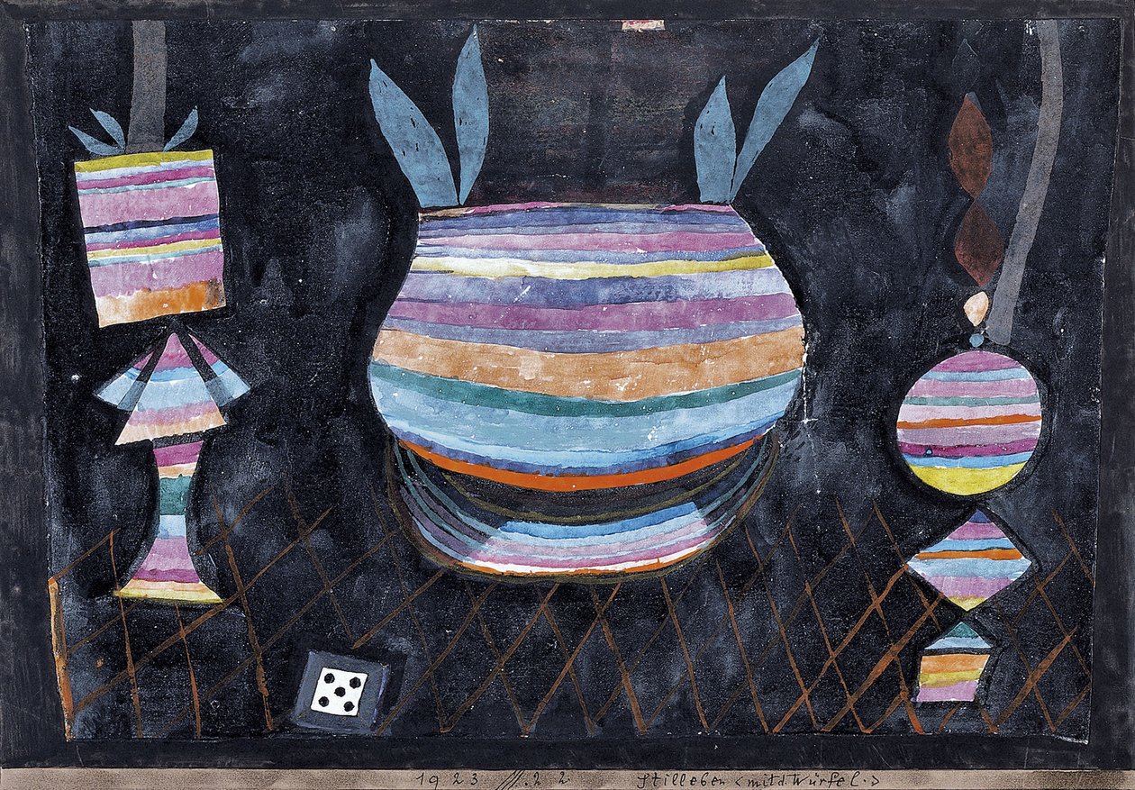 Natura morta con dadi da Paul Klee