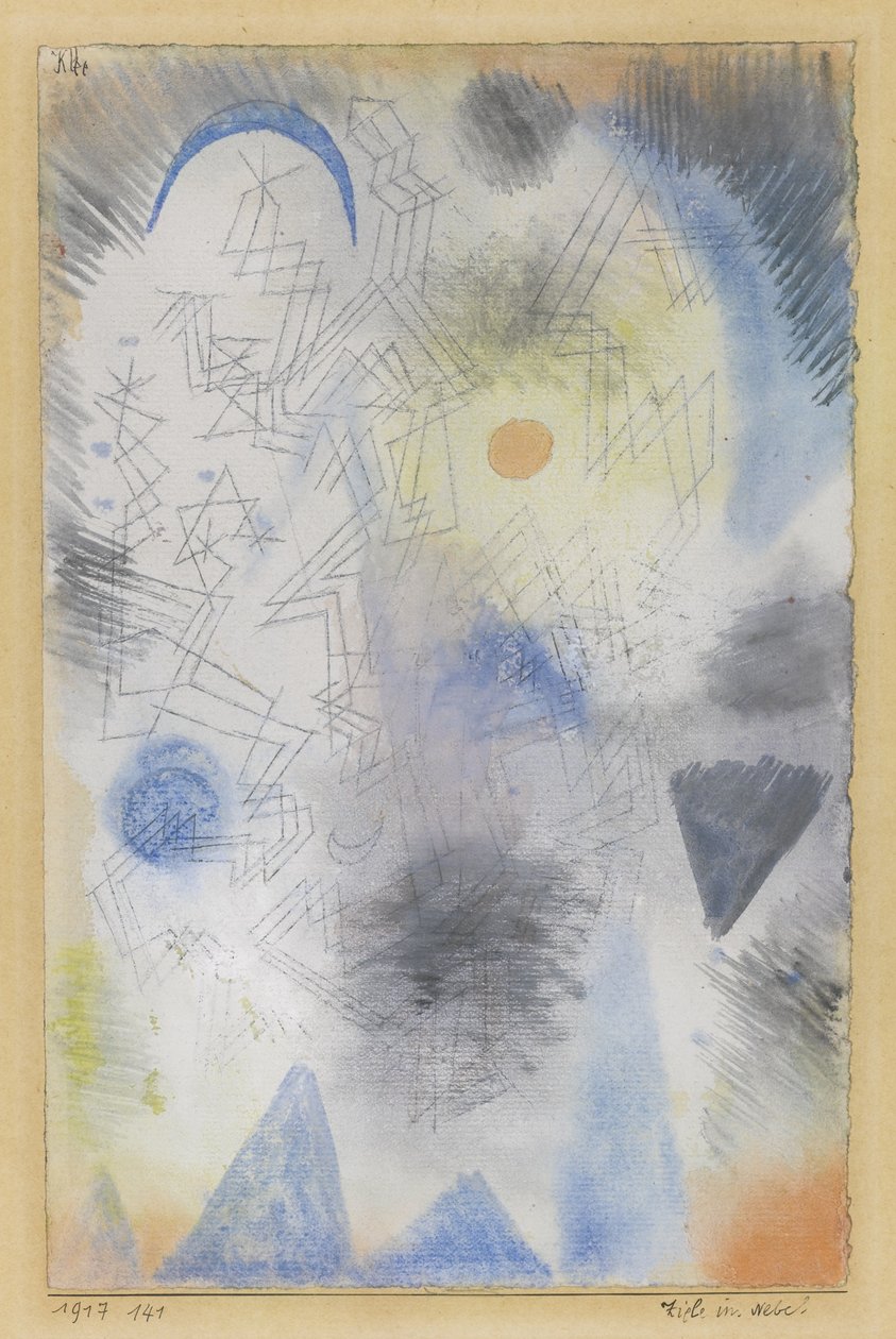 Bersagli nella nebbia, 1917 da Paul Klee