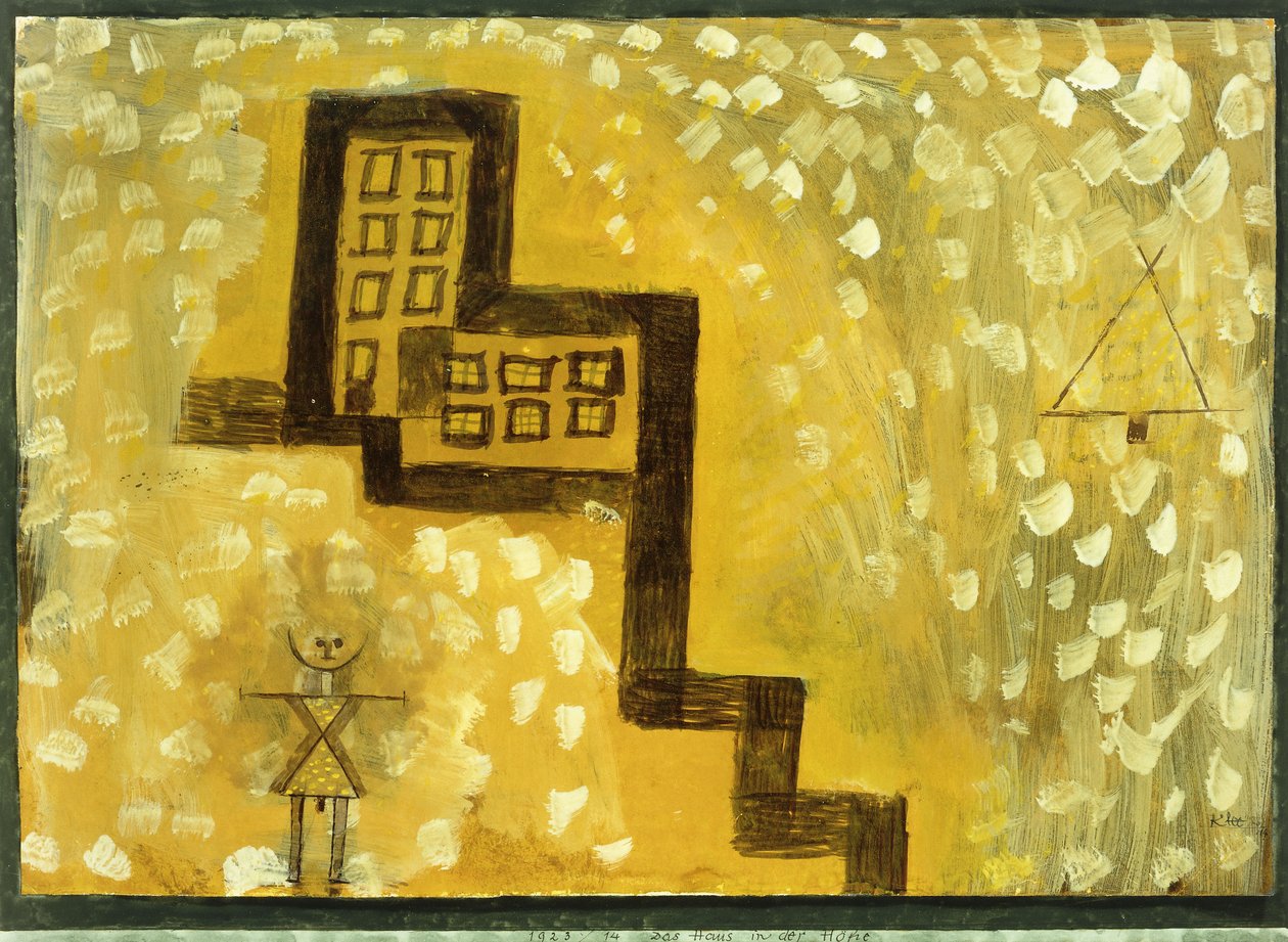 La casa sulla collina da Paul Klee