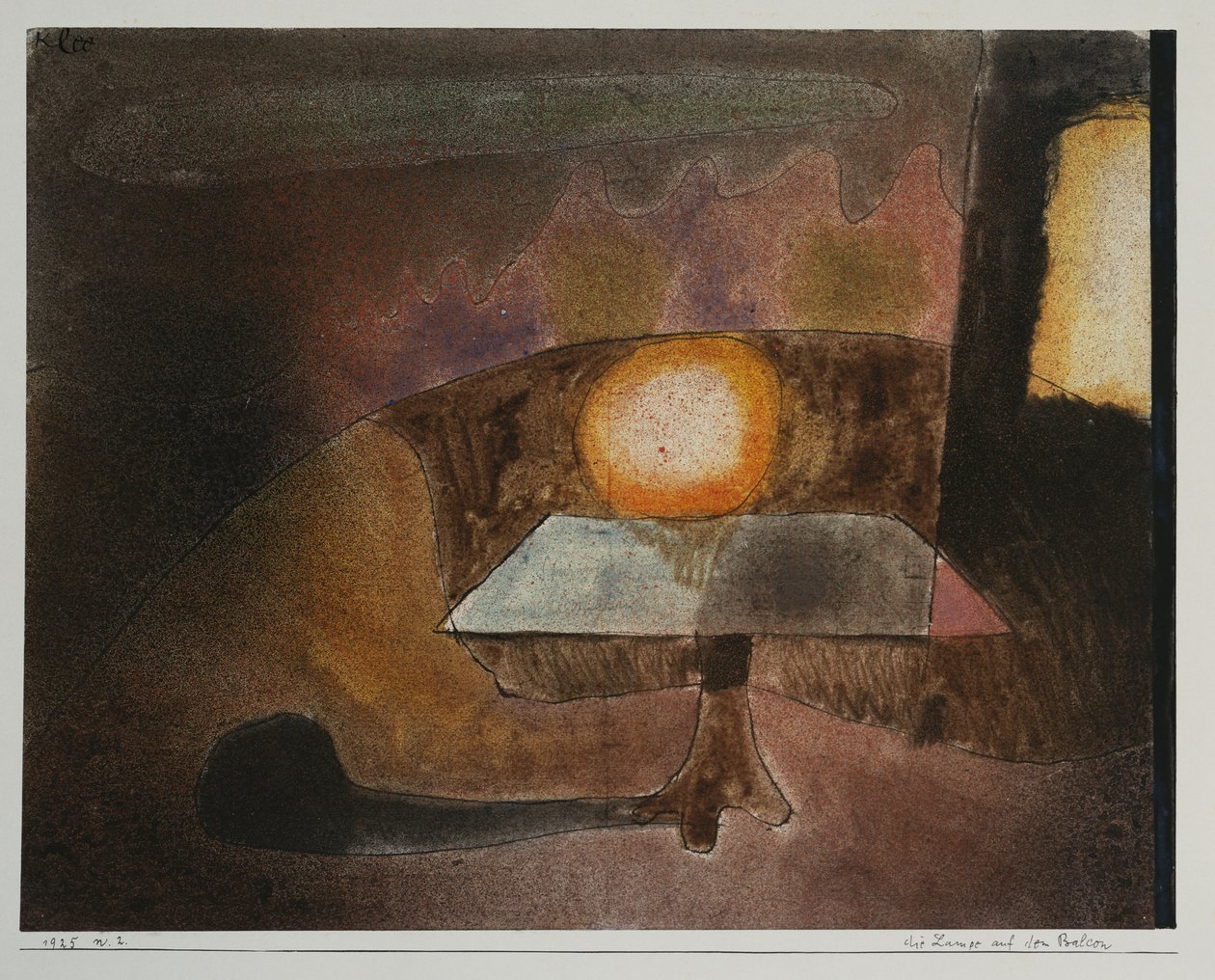 La Lampada sulla Terrazza da Paul Klee