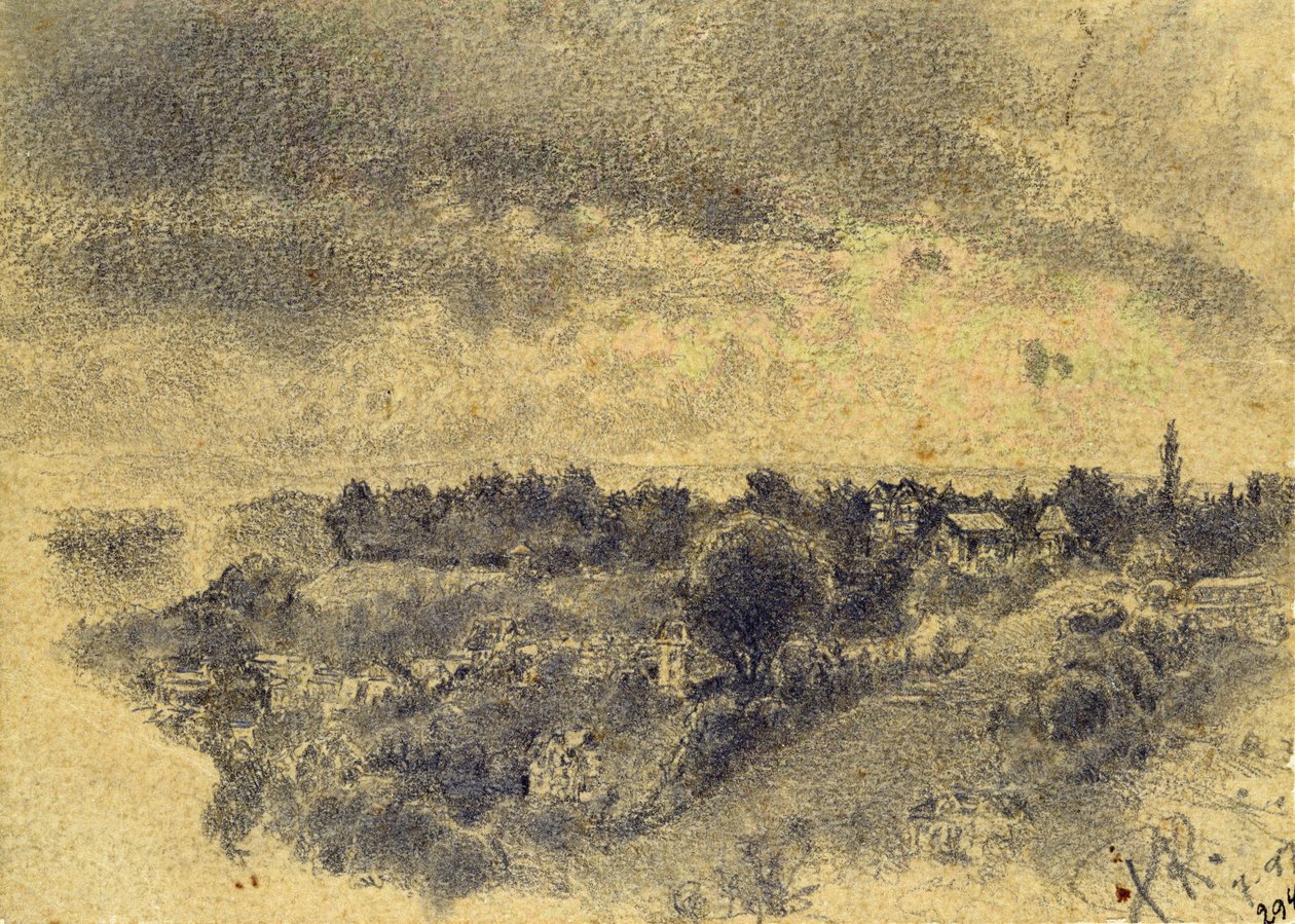 Senza titolo (Berna, vista sul Rosengarten) da Paul Klee
