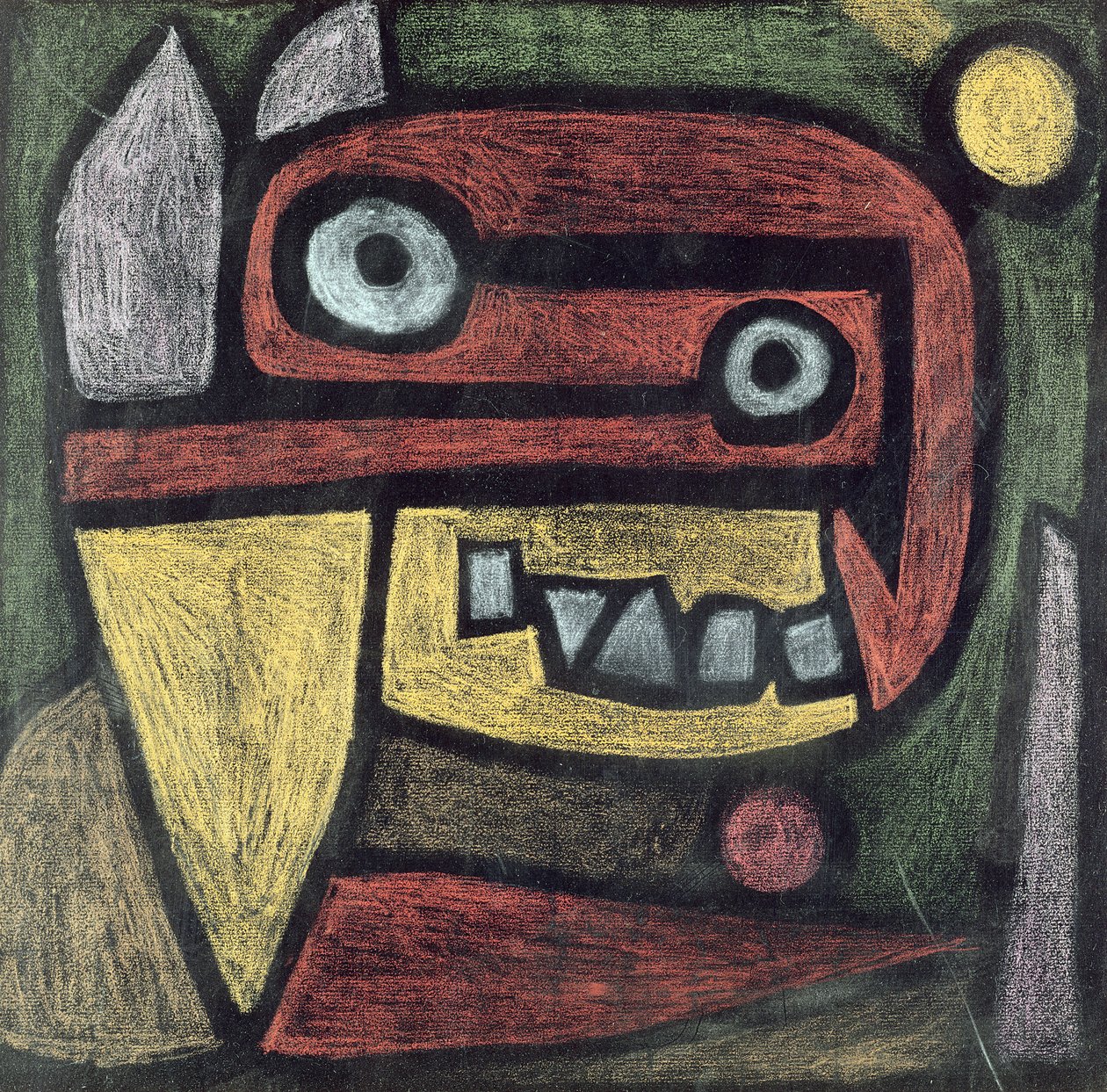 Senza titolo (Maschera: animale selvatico) c.1939 da Paul Klee