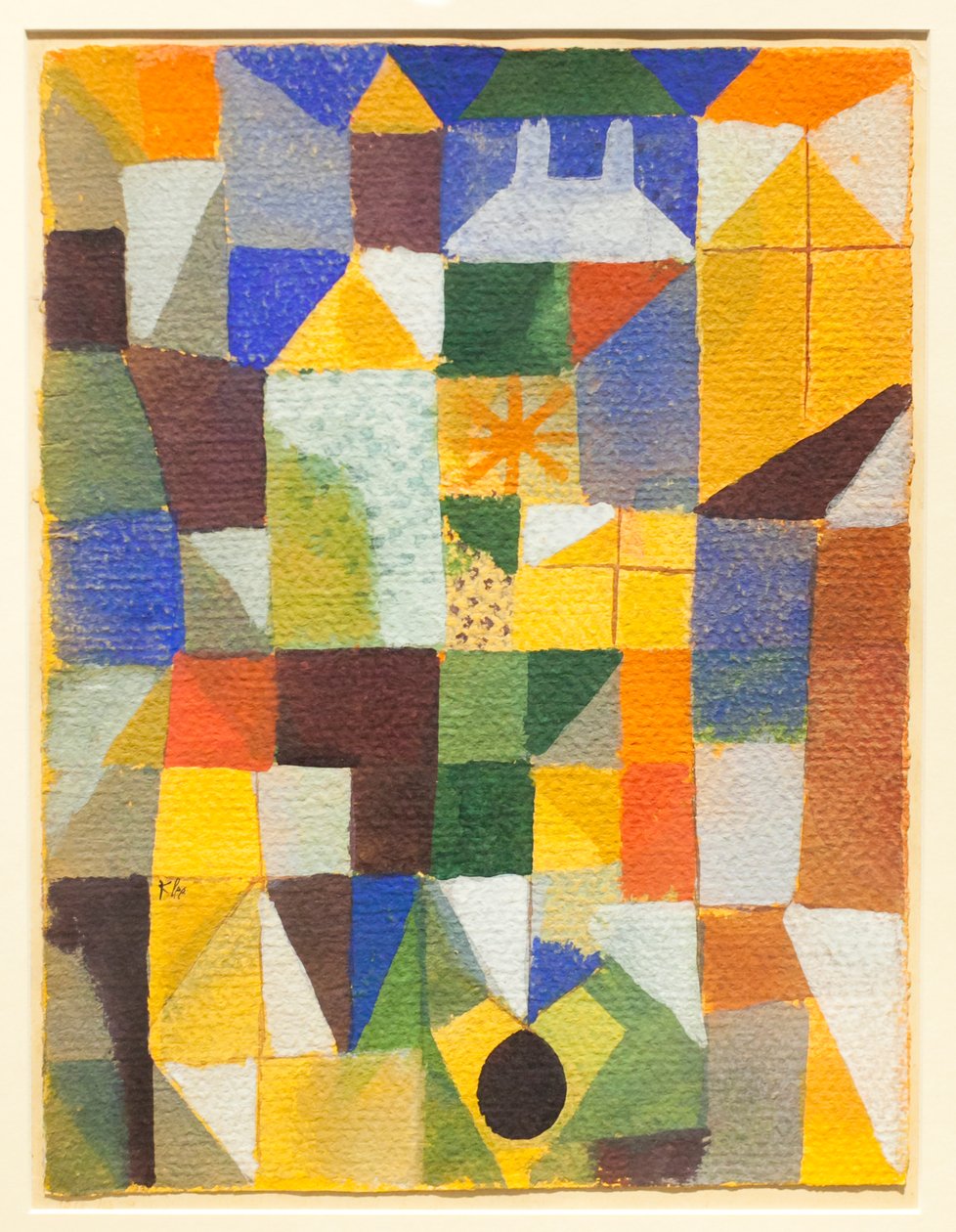Composizione urbana con finestre gialle da Paul Klee