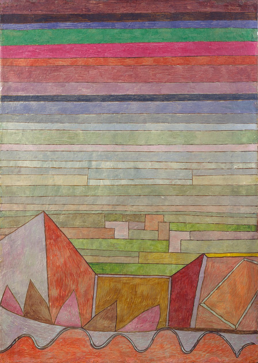 Vista sul paese fertile, 1932 da Paul Klee