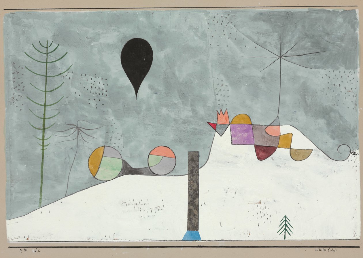 Immagine invernale da Paul Klee