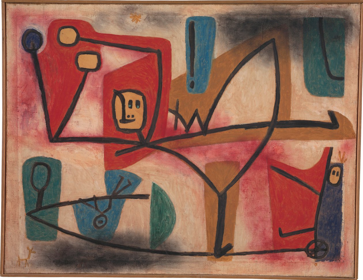 Übermut Exuberance, 1939 da Paul Klee