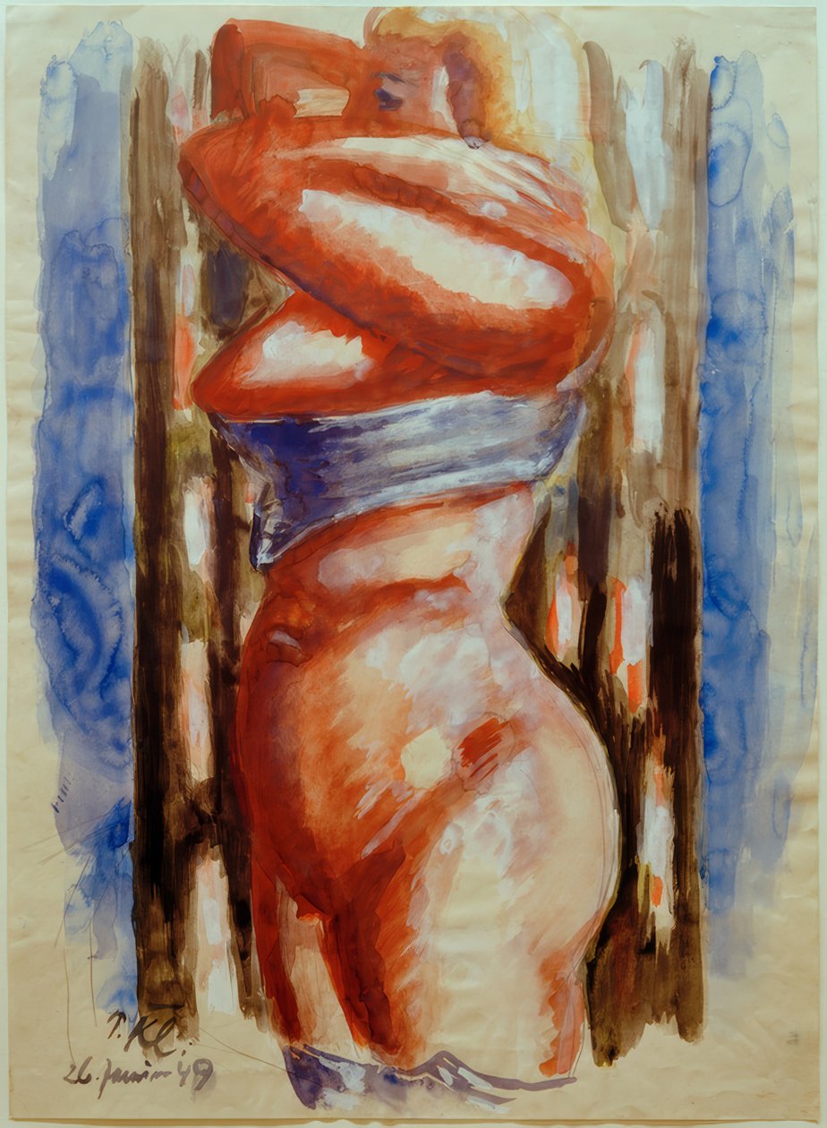 Nudo in piedi da Paul Kleinschmidt