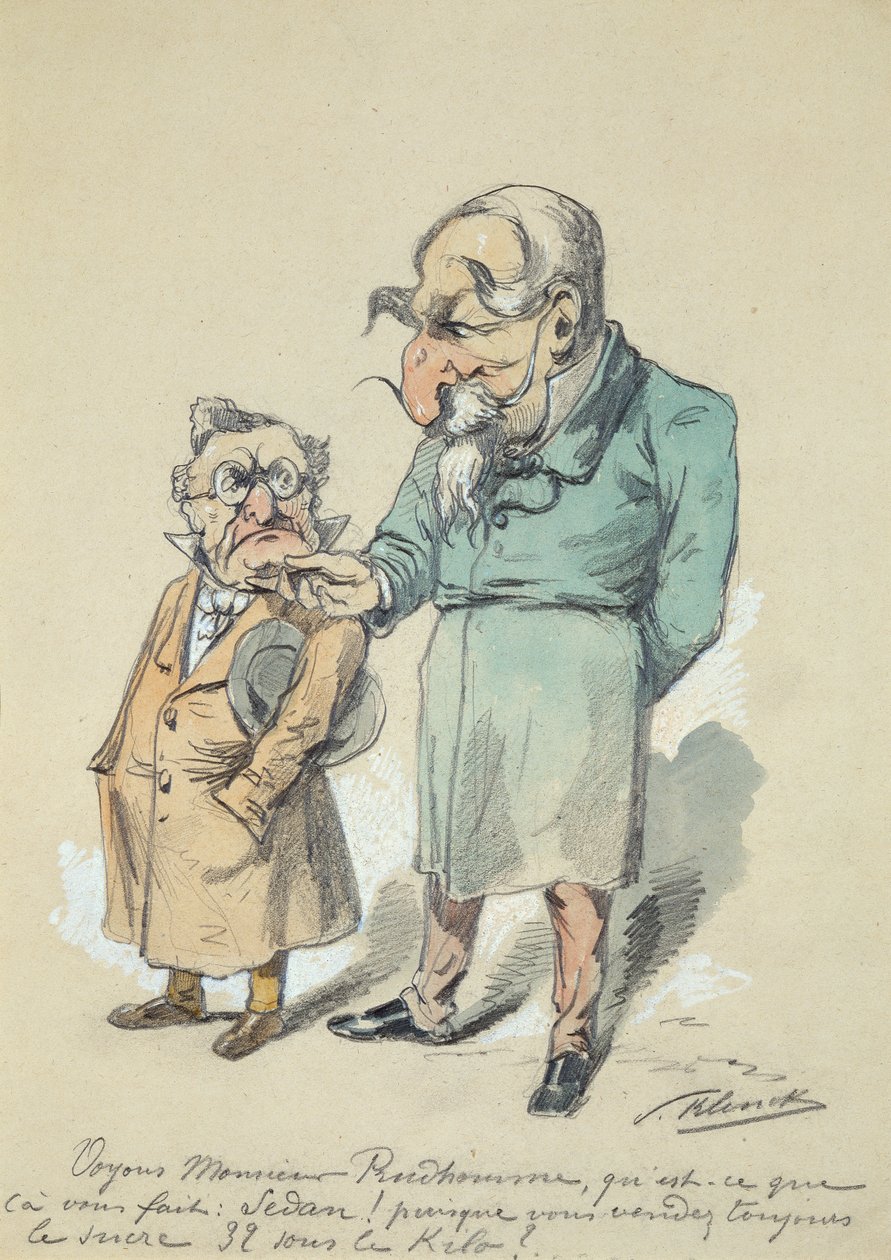 Monsieur Prudhomme e Napoleone III da Paul Klenck
