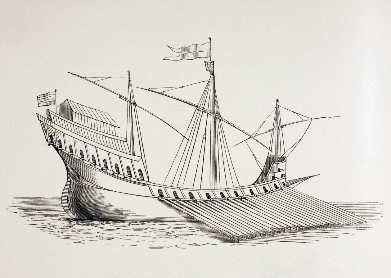 Galea del 16° secolo. da Paul Lacroix