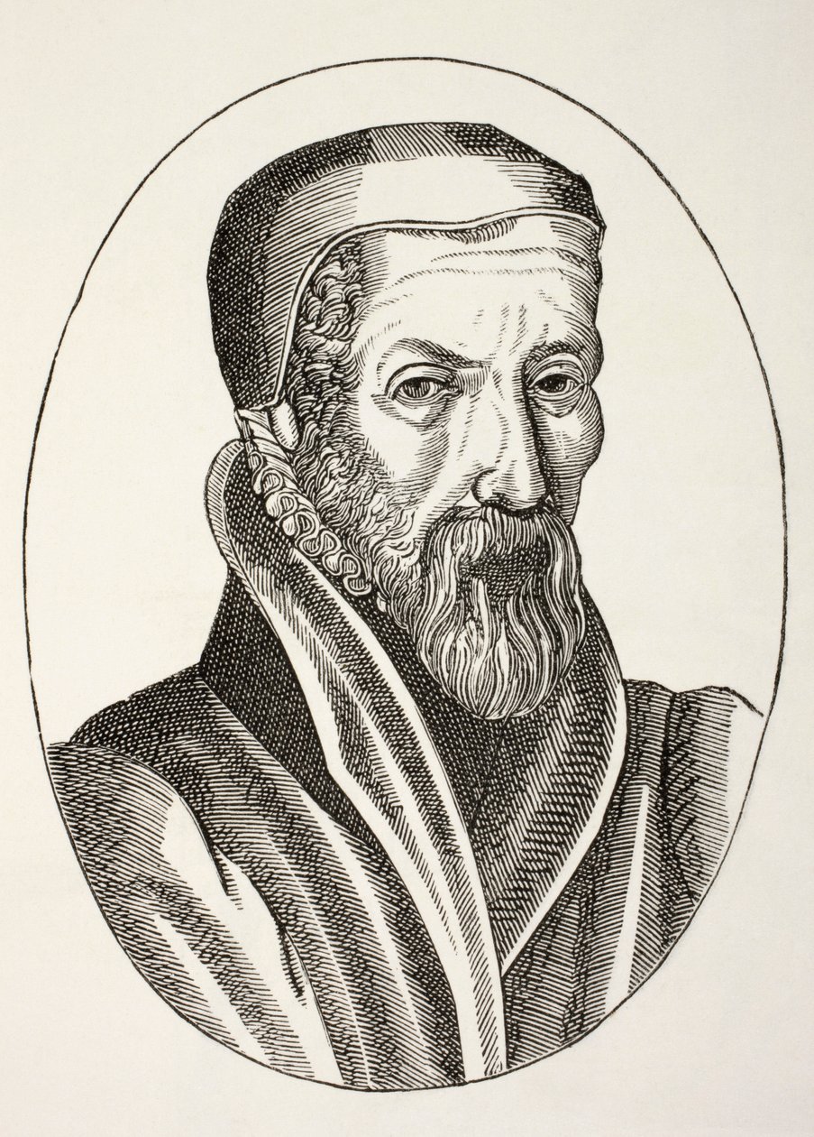 John Knox dal 1510 al 1572. Ecclesiastico scozzese, leader della Riforma protestante e fondatore della denominazione presbiteriana. da Paul Lacroix