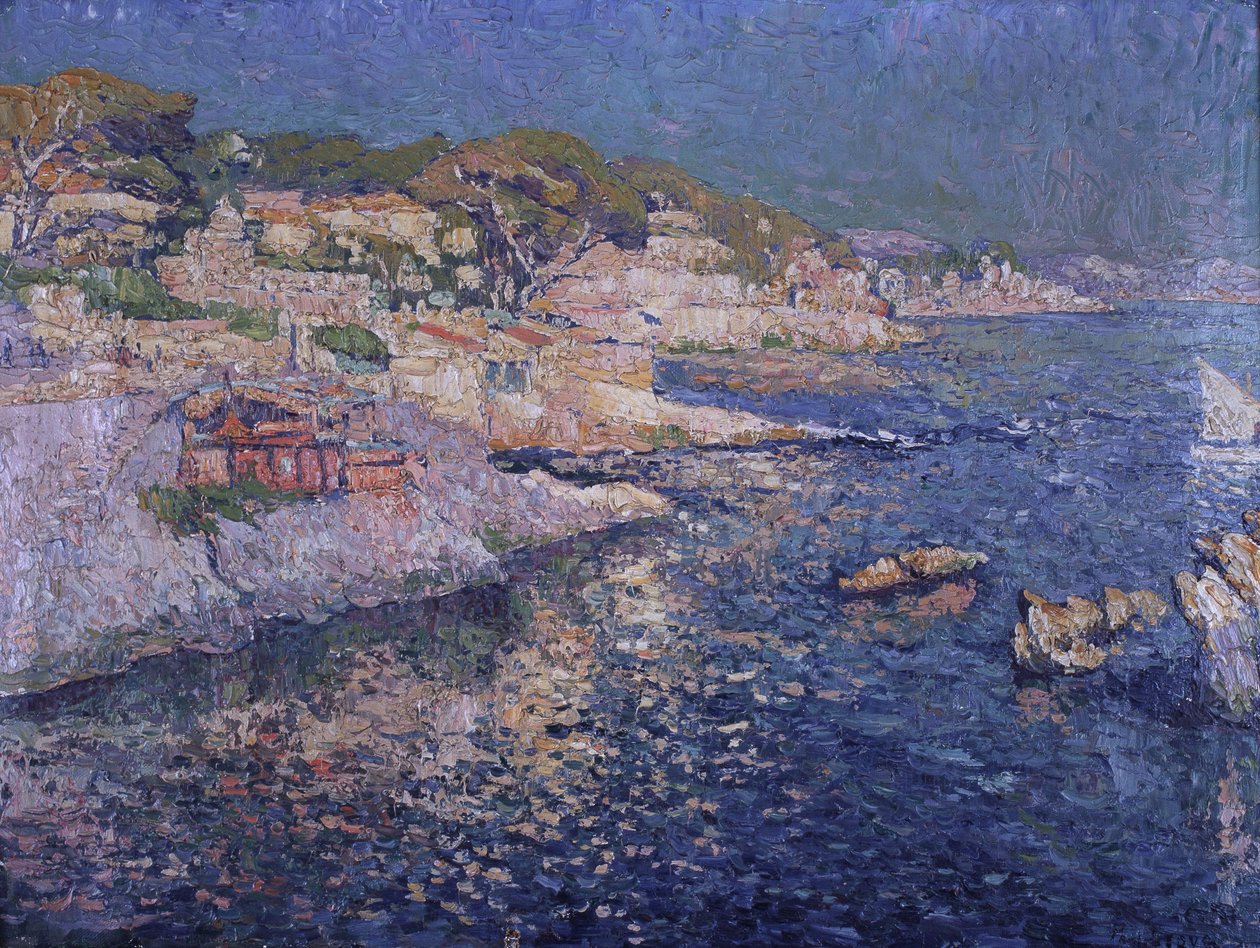 Le scogliere della costa di Marsiglia da Paul Leduc