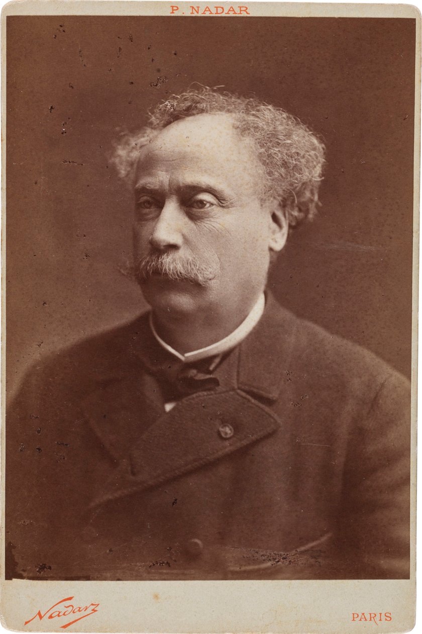 Alexandre Dumas, figlio 1824-1895, c. 1886 da Paul Nadar
