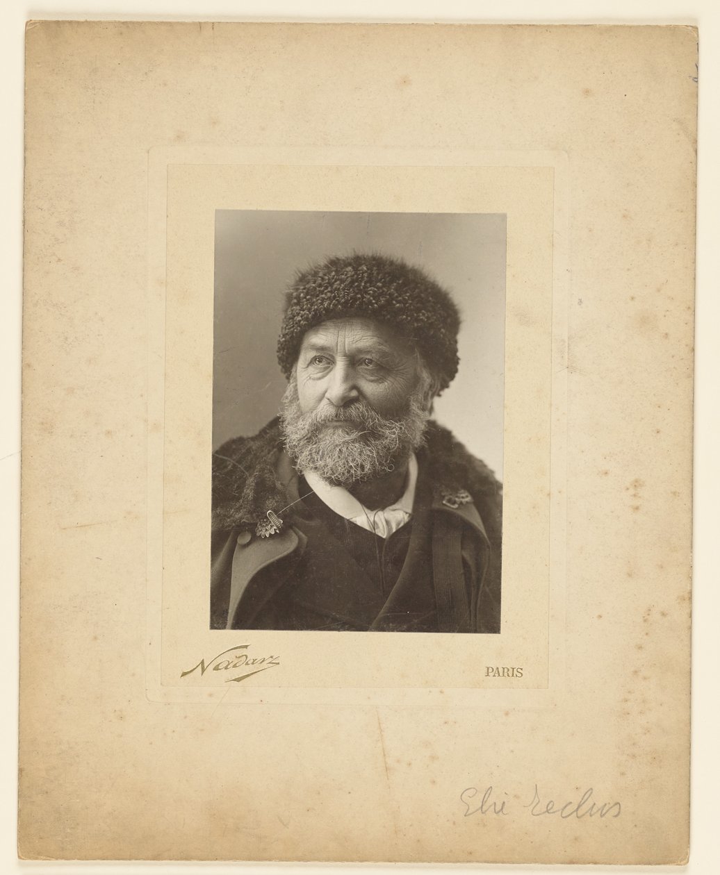 Élie [Élisèe] Reclus da Paul Nadar