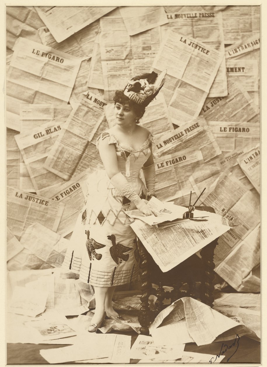 [Mlle Beaumaine, Théâtre des Variétés] da Paul Nadar