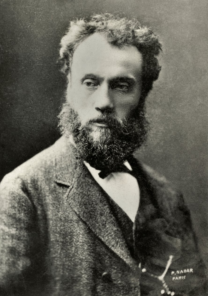 Ritratto di Jean Paul Laurens (foto) da Paul Nadar