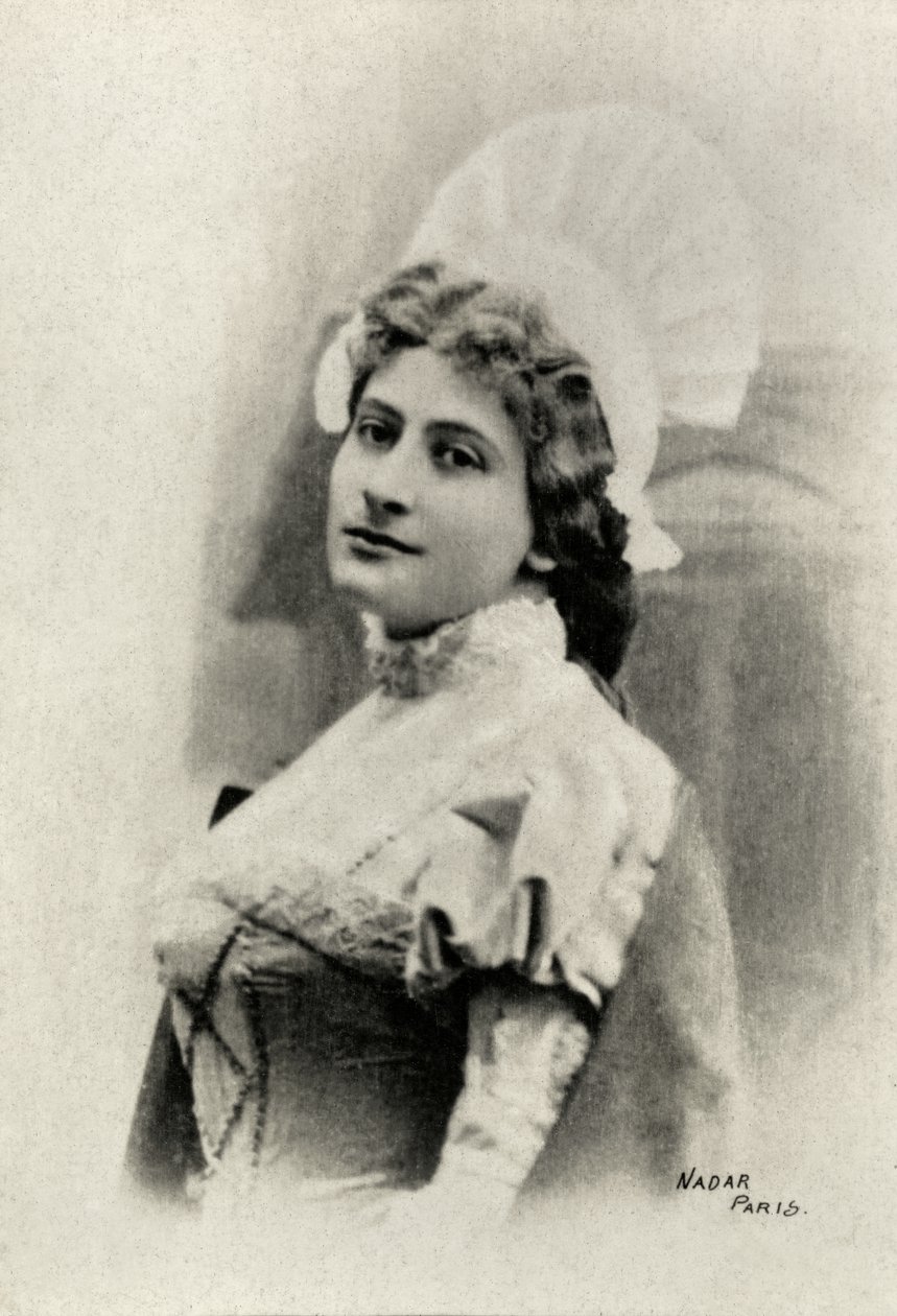 Ritratto di Lucienne Breval (foto) da Paul Nadar