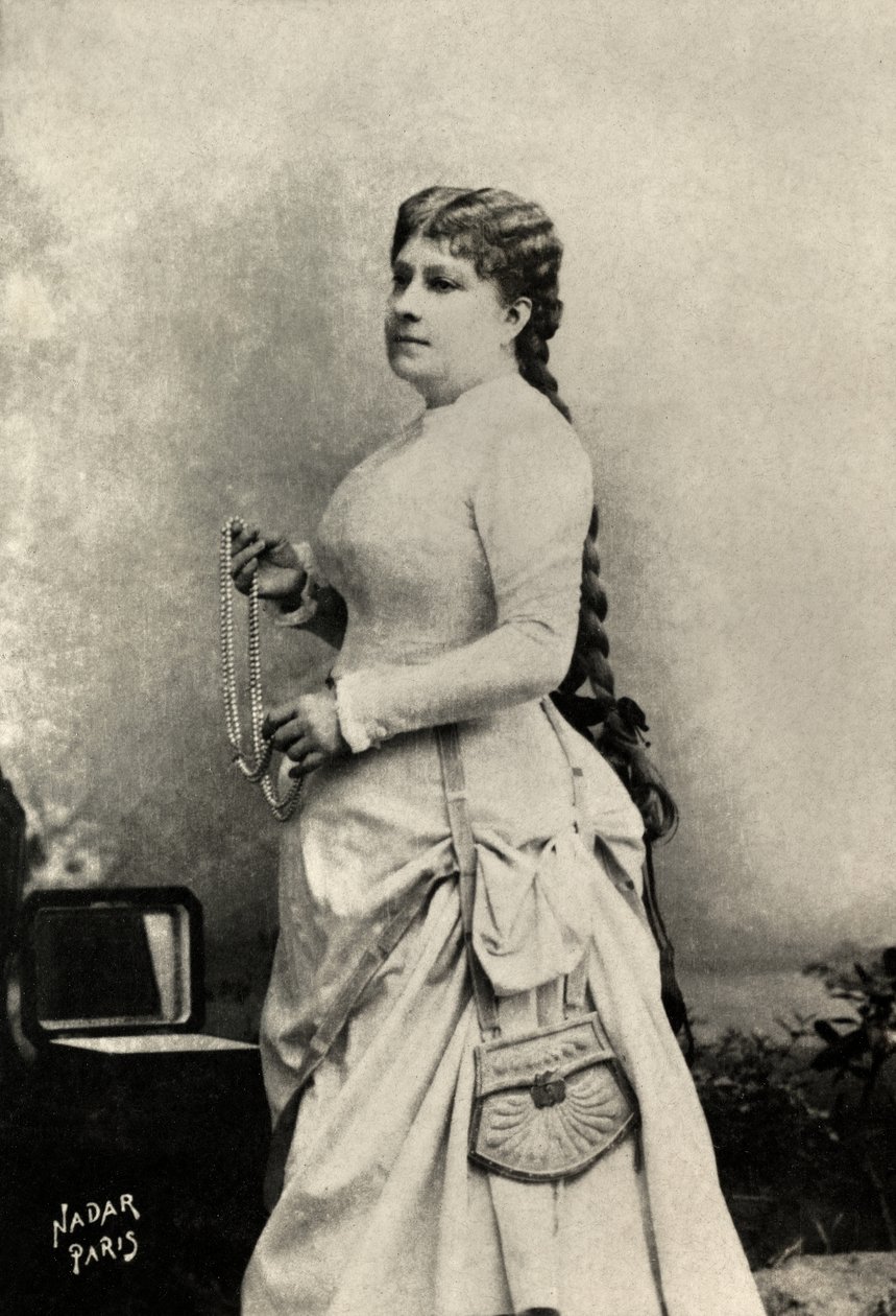 Ritratto di Marie felix , Miolan , Carvalho (foto) da Paul Nadar