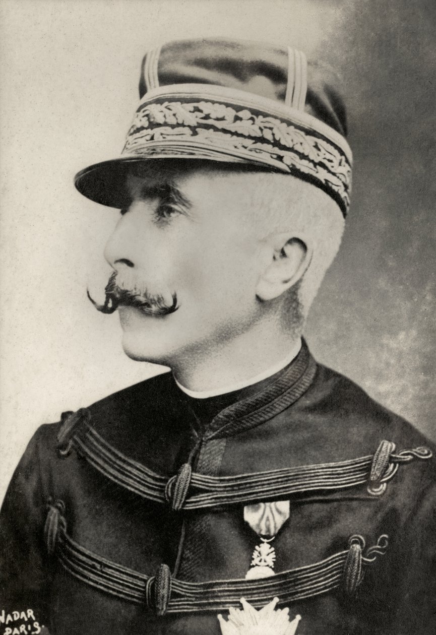 Ritratto del generale francese Auguste De Galliffet (foto) da Paul Nadar