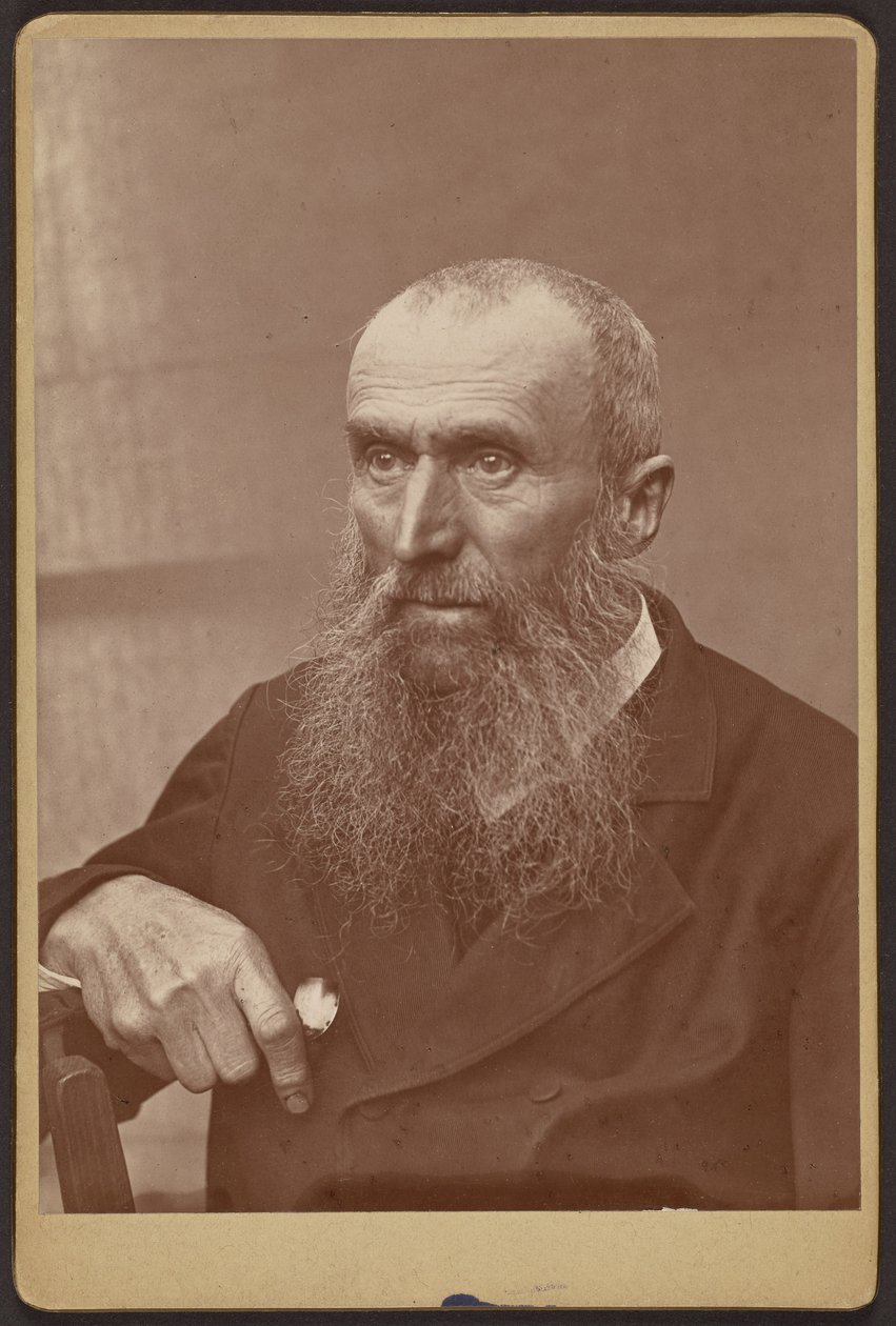Ritratto di un uomo con basette e barba da Paul Nadar