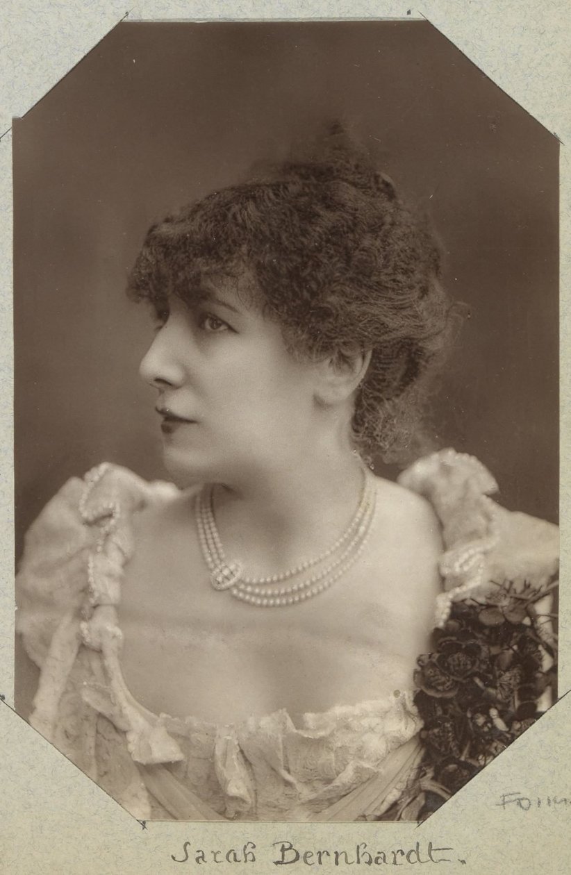 Ritratto di Sarah Bernhardt, attrice da Paul Nadar