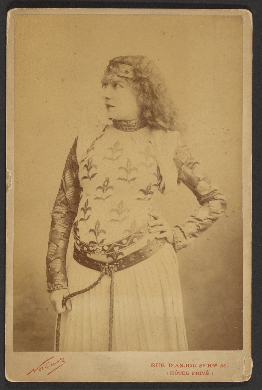 Sarah Bernhardt als Lady Macbeth da Paul Nadar