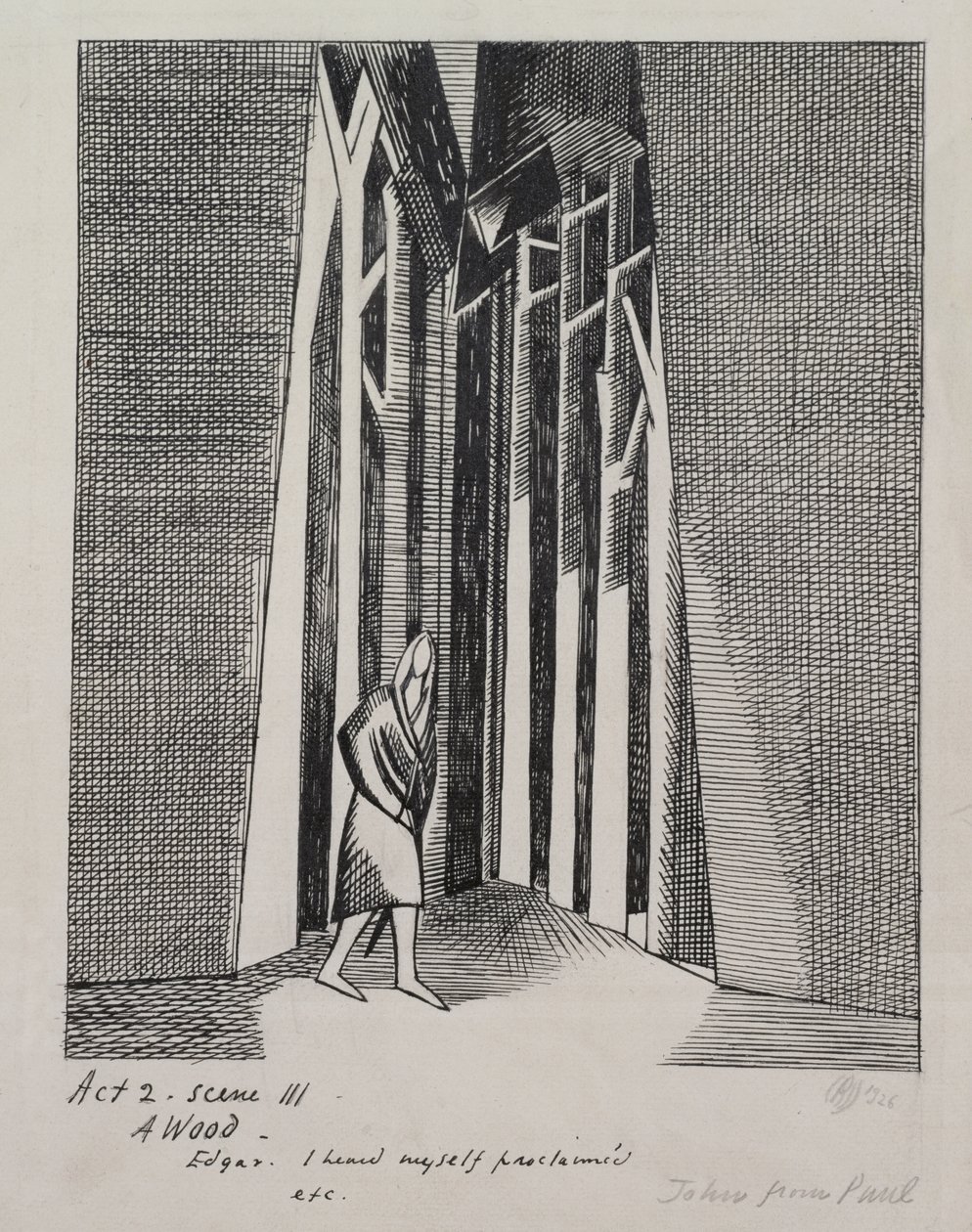 Un bosco - Illustrazione per 