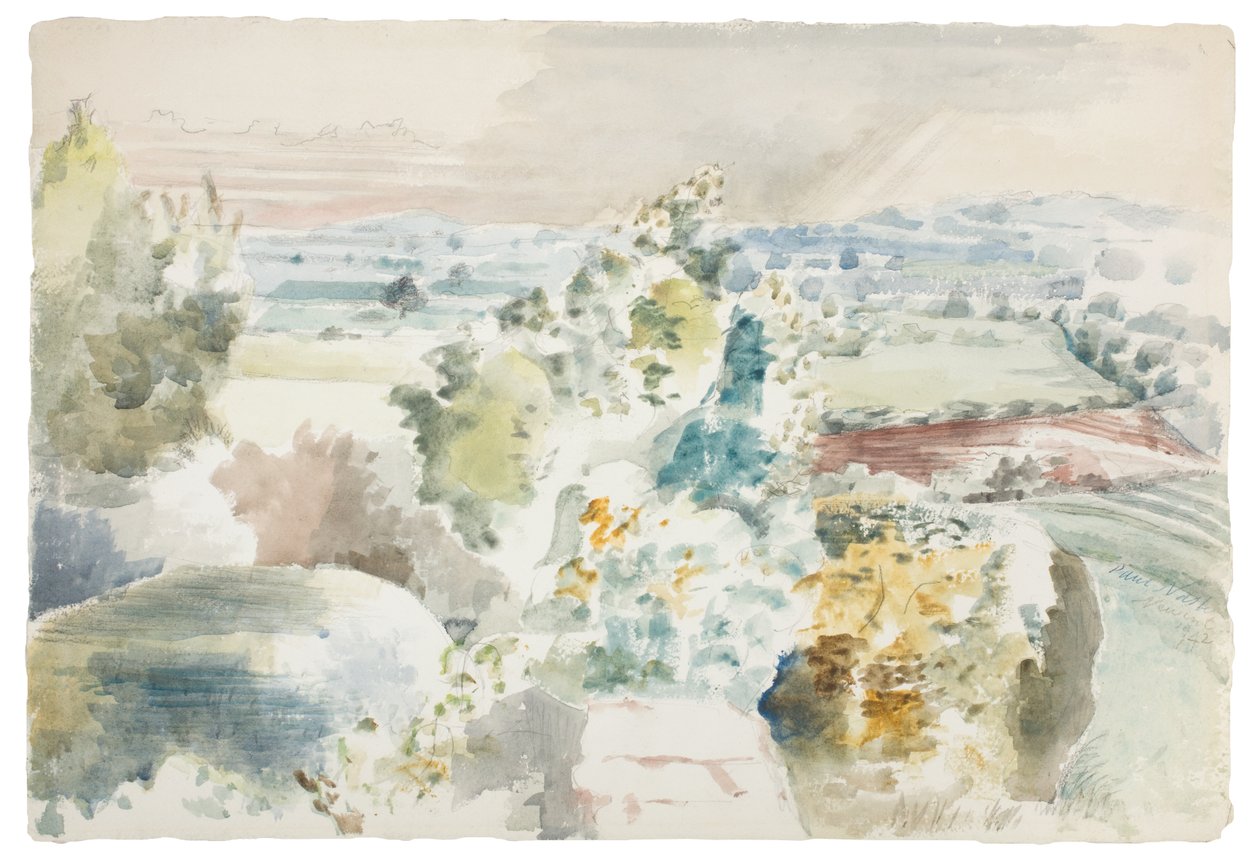 Paesaggio verso Bredon da Paul Nash