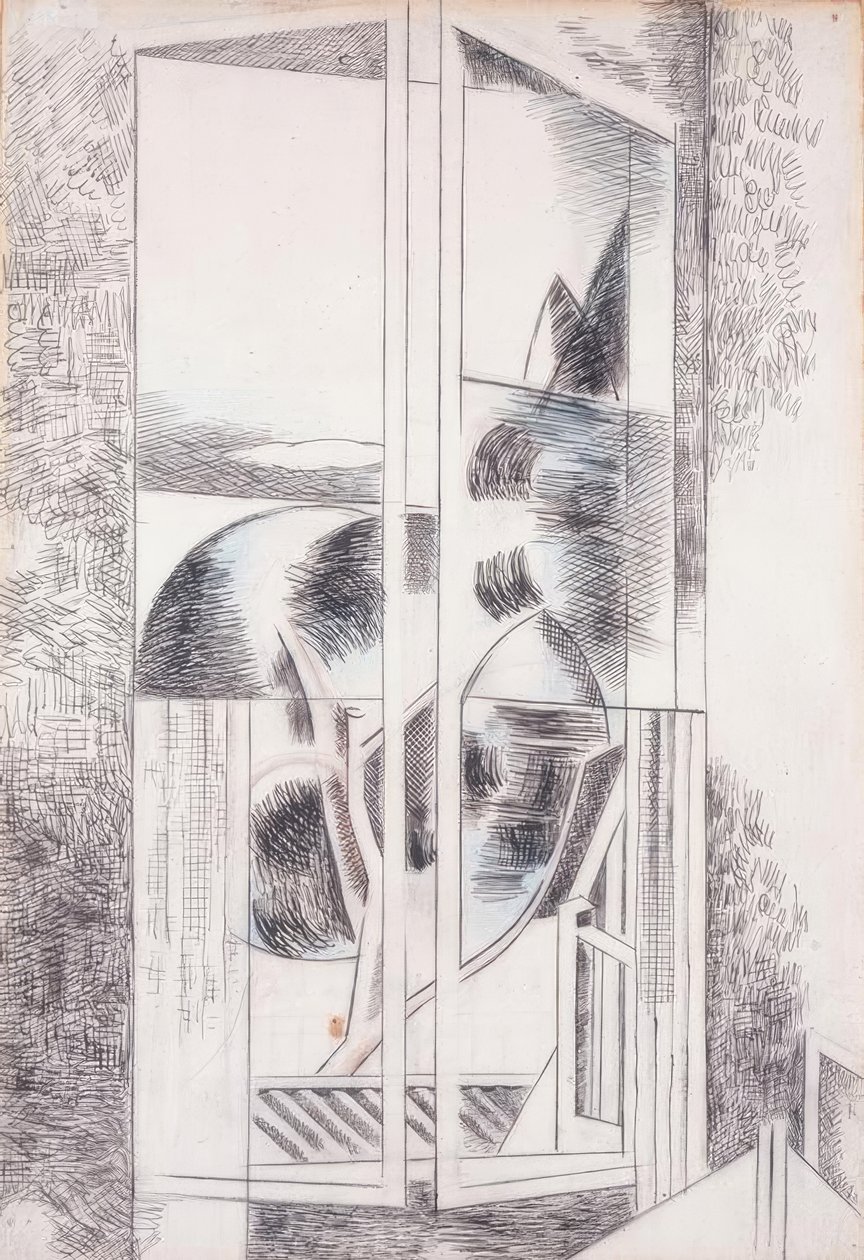 Finestra astratta sulla Riviera da Paul Nash
