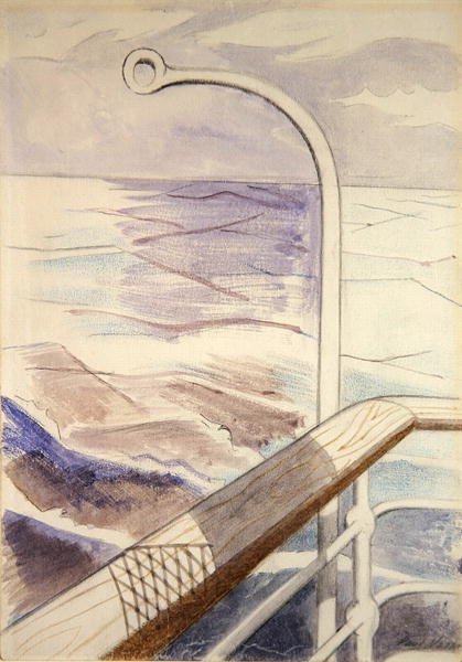 Parapetto della nave da Paul Nash