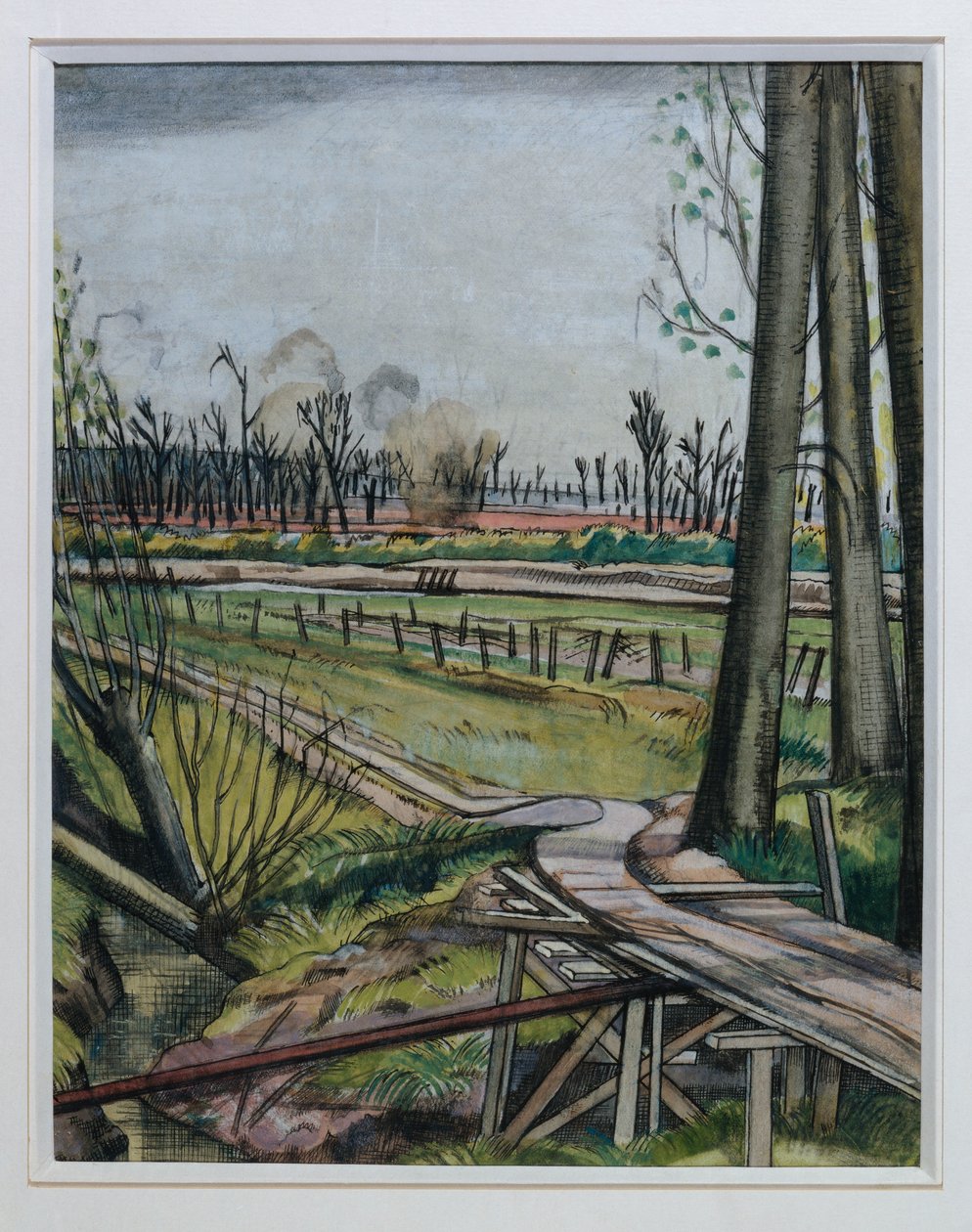 La cresta, Wytschaete da Paul Nash
