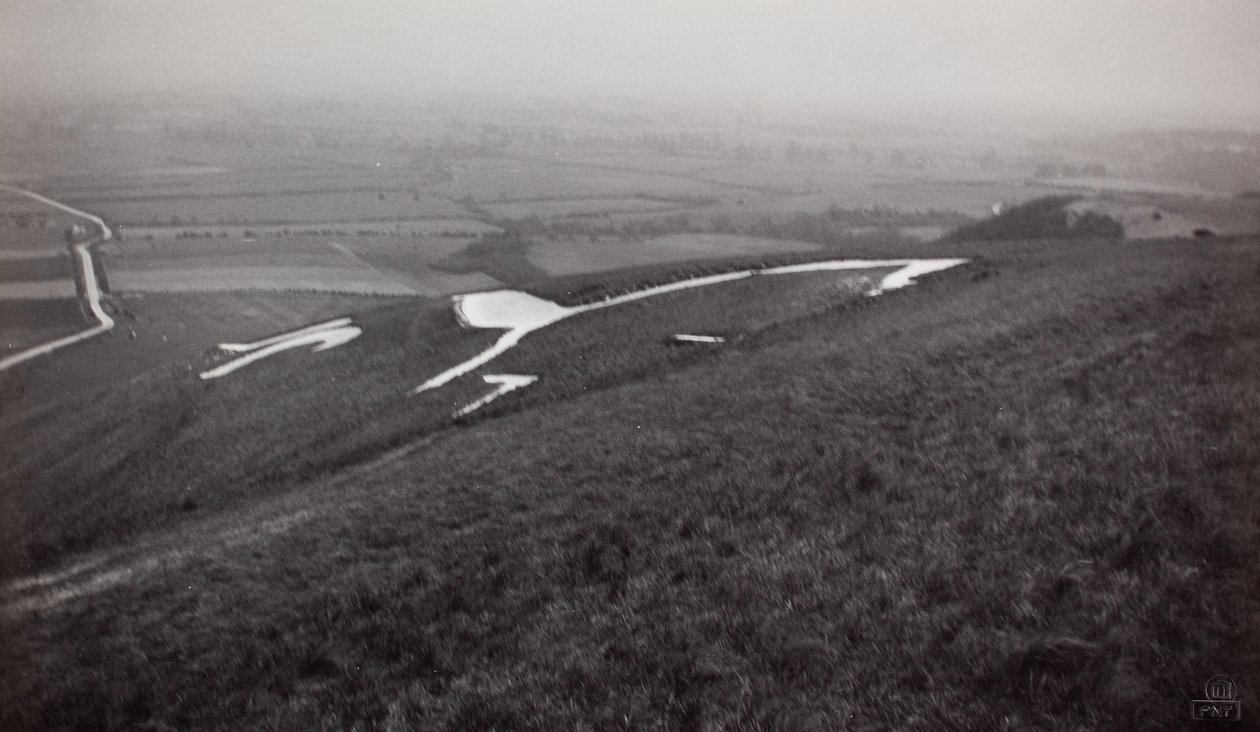 Il Cavallo Bianco, Uffington, Berkshire da Paul Nash