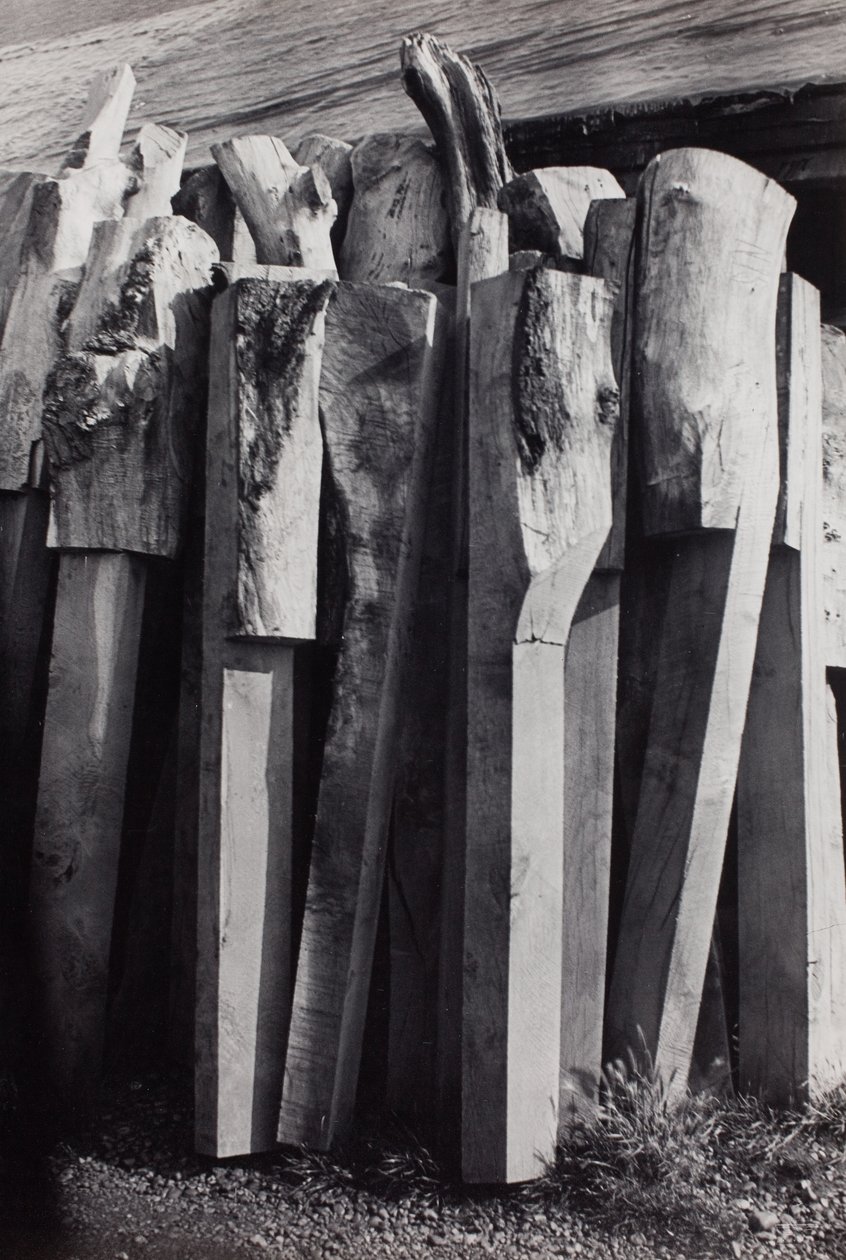 Totem", vecchio cantiere navale, porto di Rye da Paul Nash