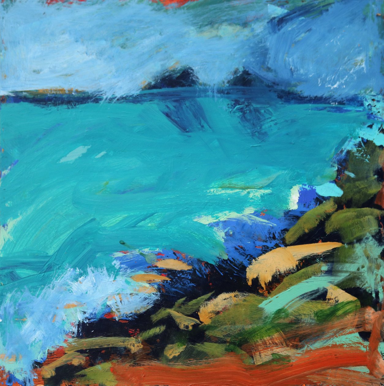 Capo, 2021 (acrilico su tavola) da Paul Powis