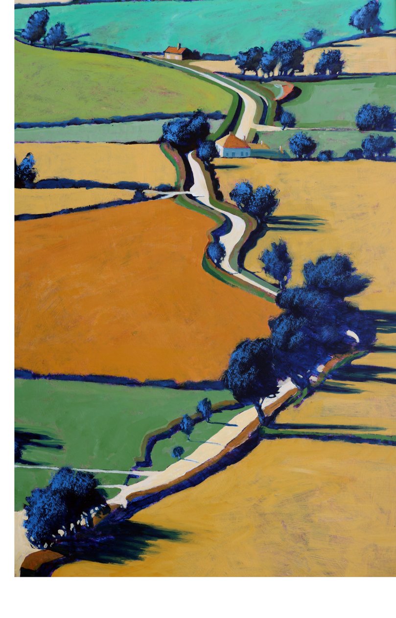 Strada di campagna primavera da Paul Powis