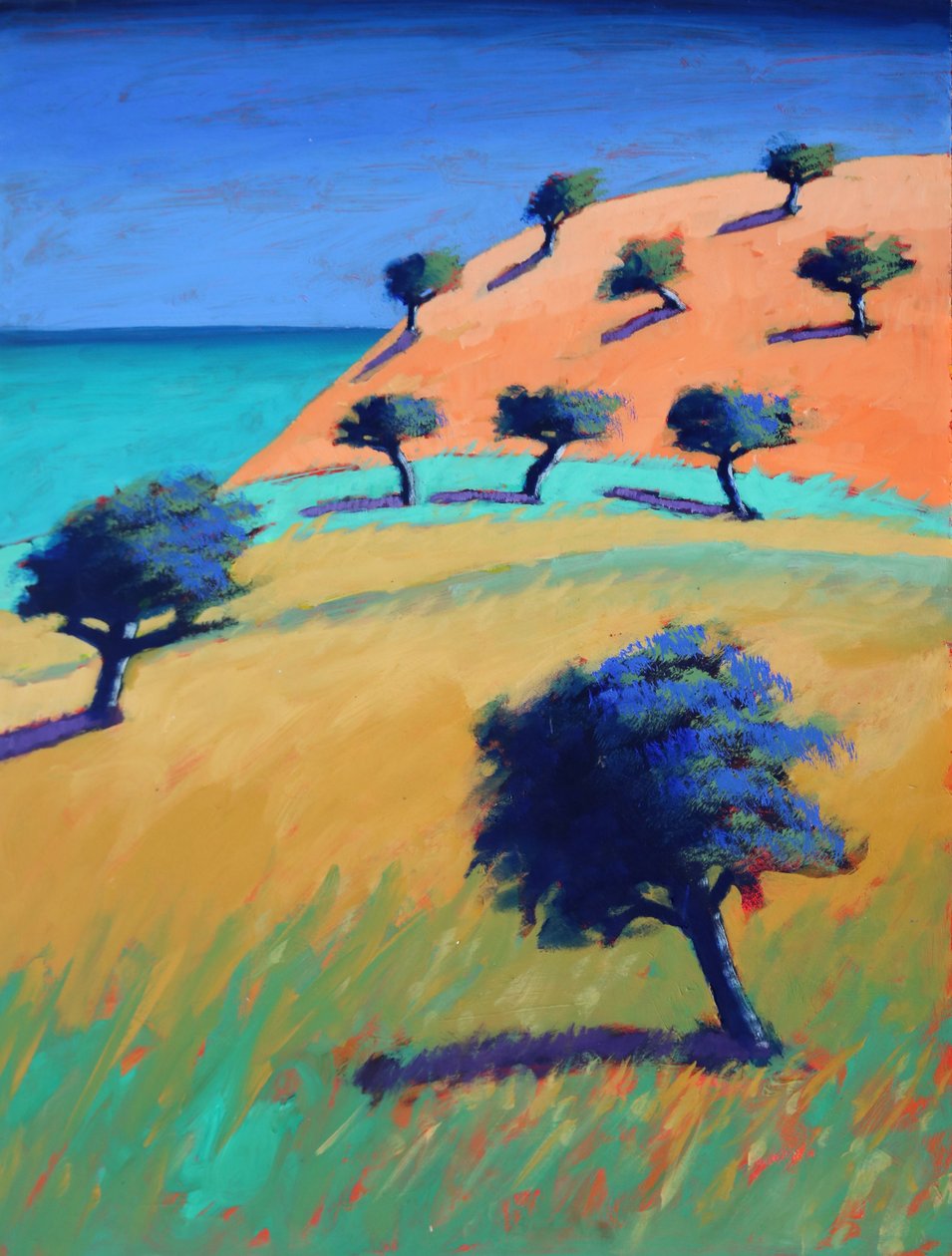 Ibiza II, 2021 (acrilico su tavola) da Paul Powis