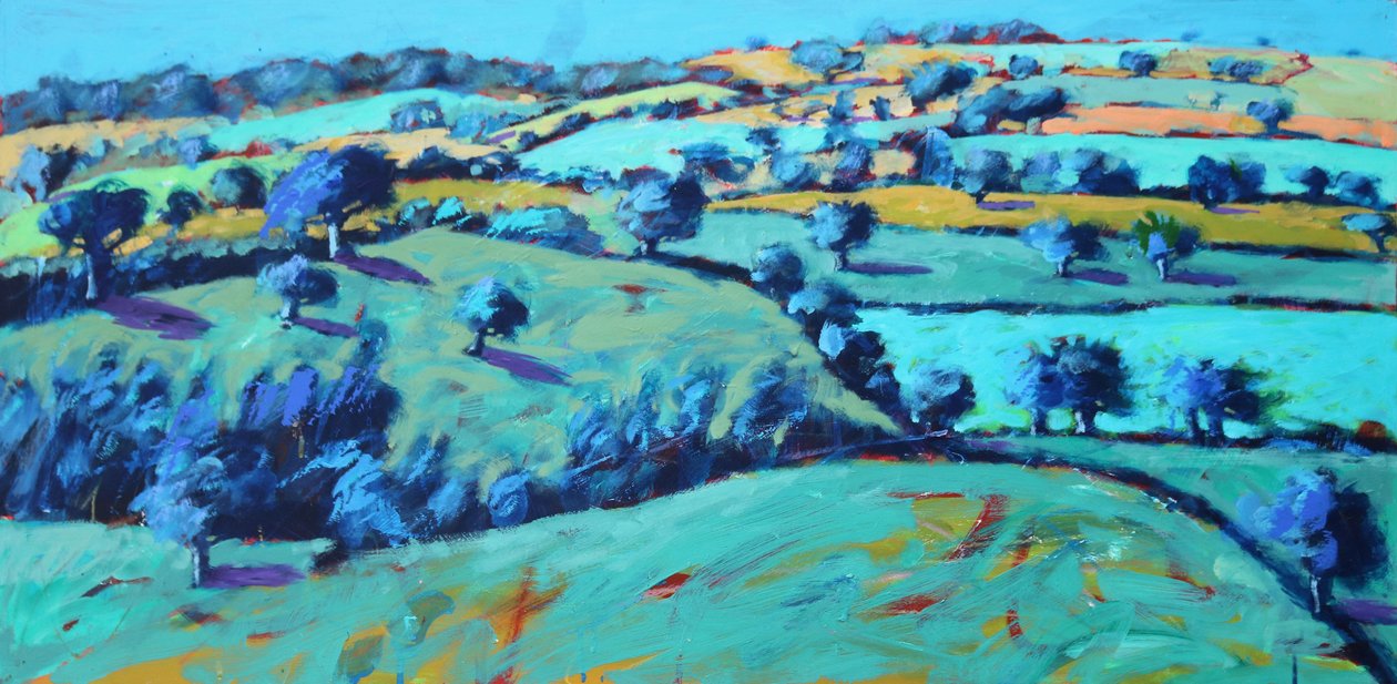 Ledbury, 2021 (acrilico su tavola) da Paul Powis