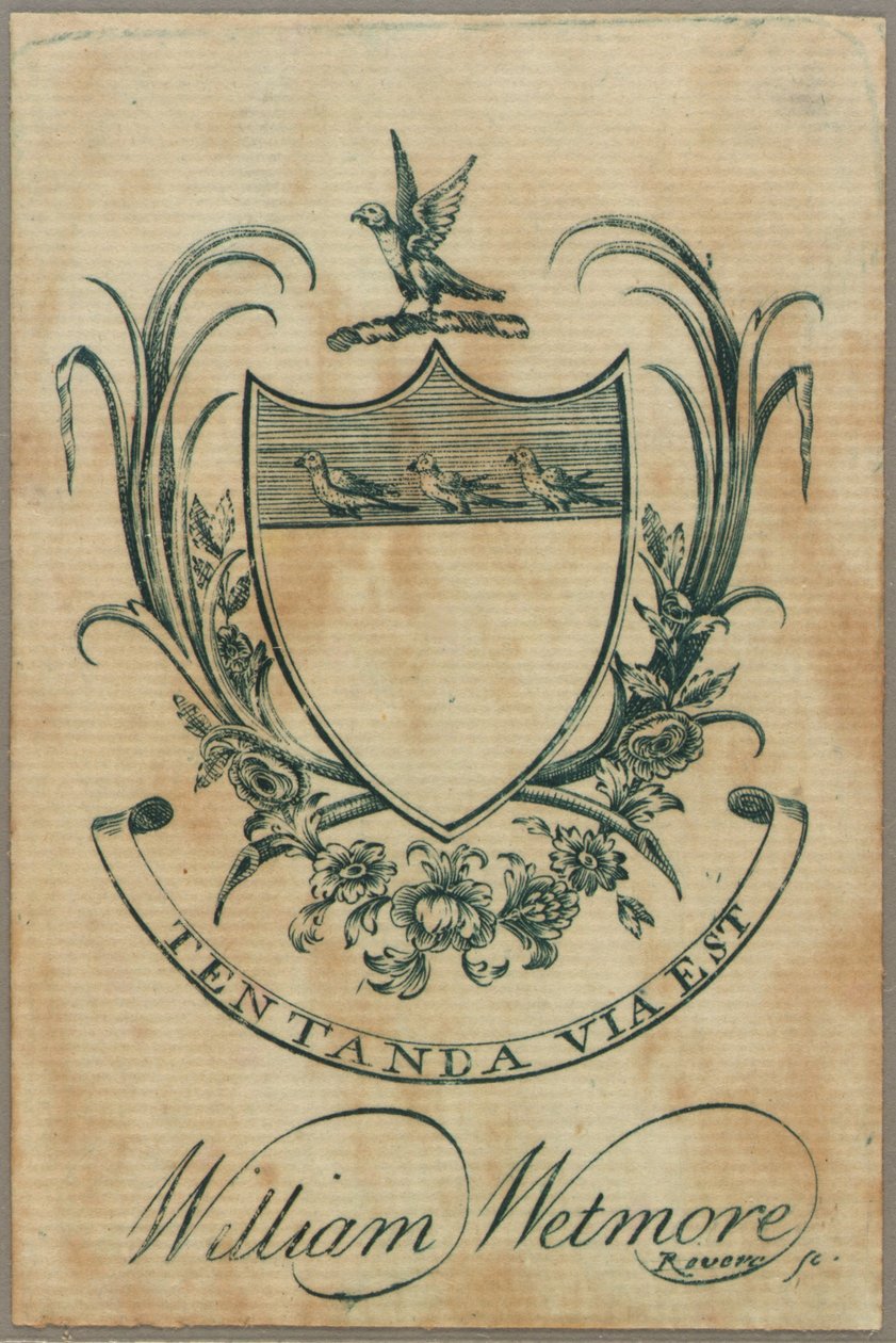 Targhetta di William Wetmore da Paul Revere