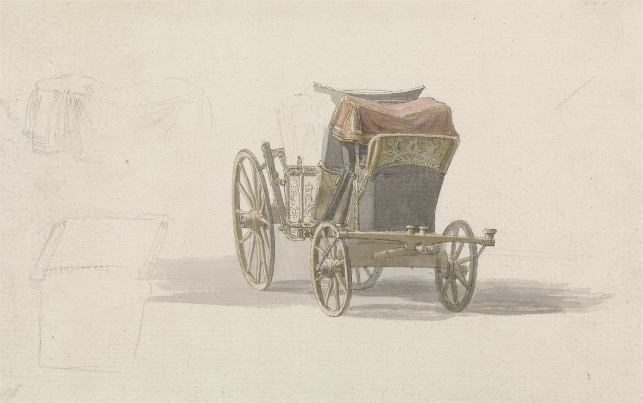 Una carrozza con stemma reale da Paul Sandby