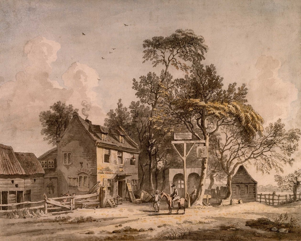 Una casa pubblica di Paul Sandby, RA da Paul Sandby