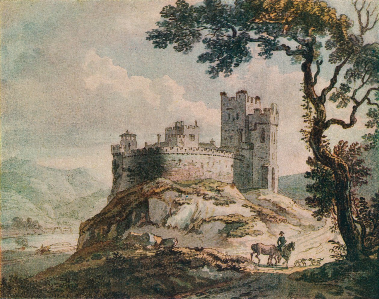 Un vecchio castello, c. 1764 da Paul Sandby