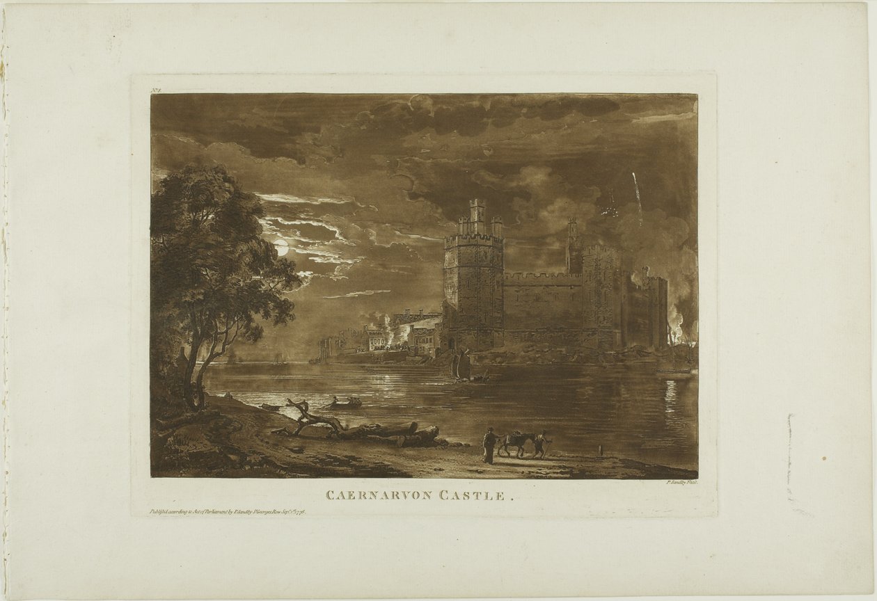 Castello di Caernarvon da Paul Sandby