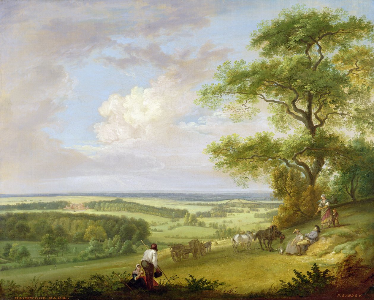 Hackwood Park, Hampshire da Paul Sandby
