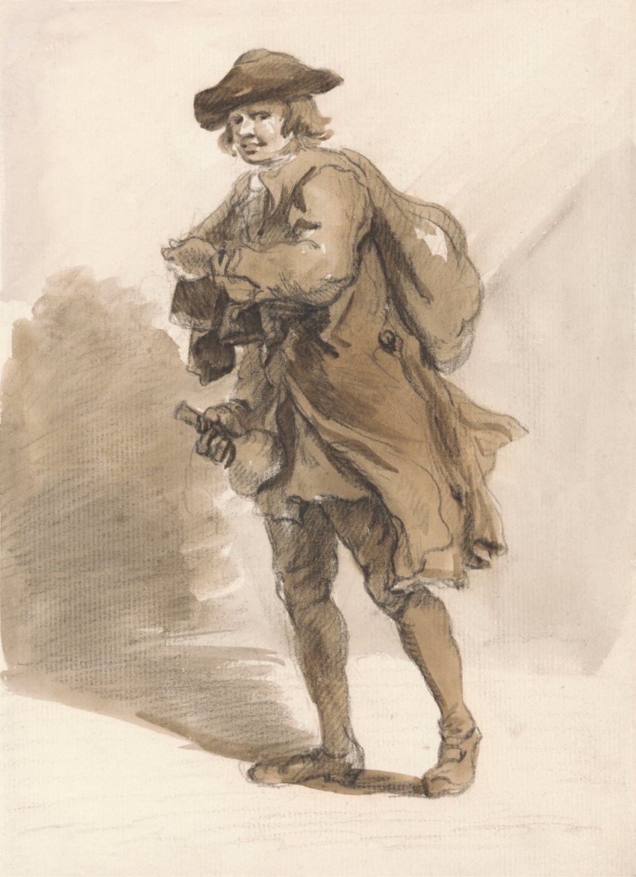 Grida di Londra: Un uomo con una bottiglia da Paul Sandby