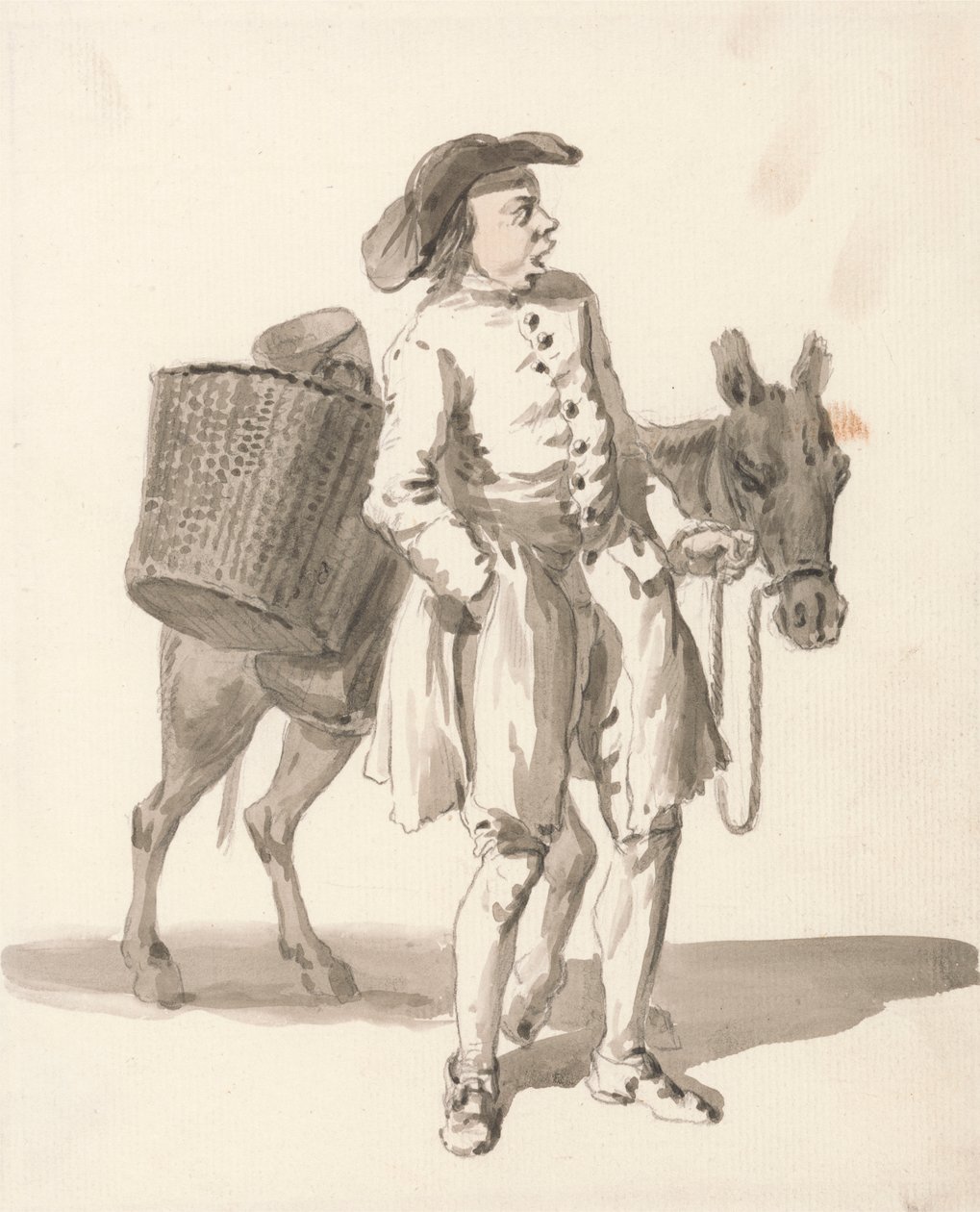 Grida di Londra: Ragazzo con un asino da Paul Sandby