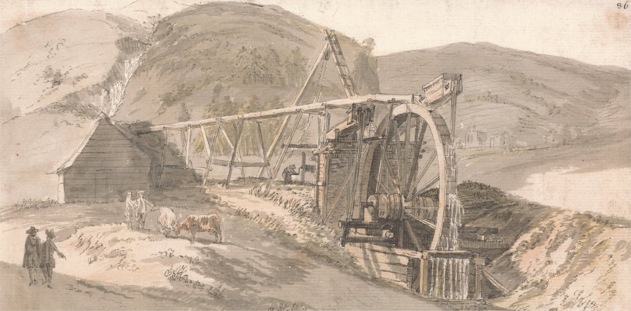 Le Miniere di Piombo di Lord Hopetoun da Paul Sandby
