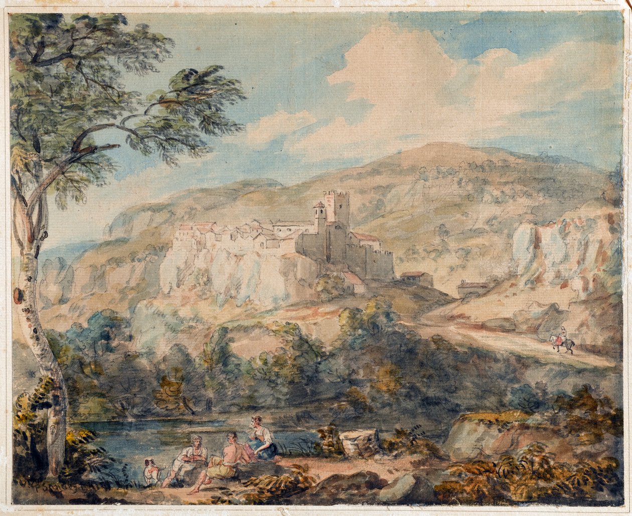 Paesaggio fluviale da Paul Sandby