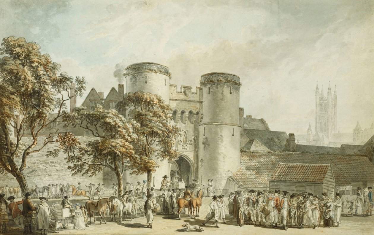 Porta di San Giorgio, Canterbury da Paul Sandby