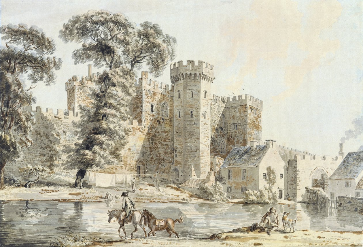 La porta sud del Castello di Cardiff da Paul Sandby