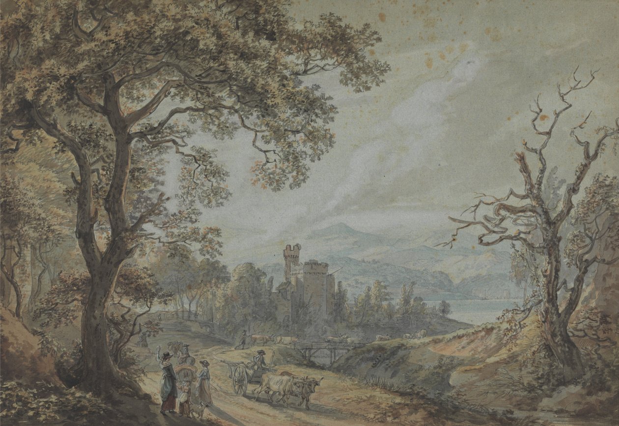 Veduta in Galles da Paul Sandby